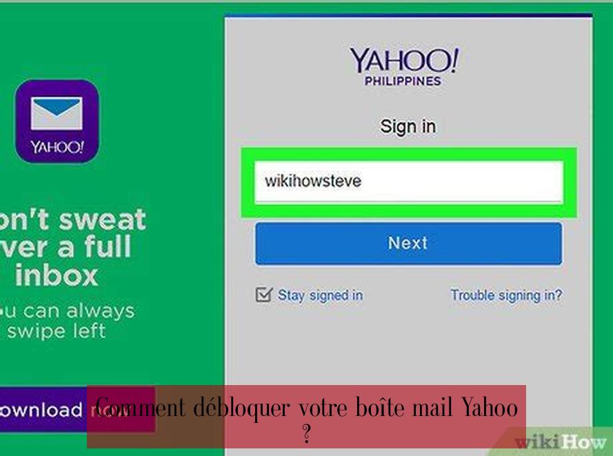 Comment débloquer votre boîte mail Yahoo ?