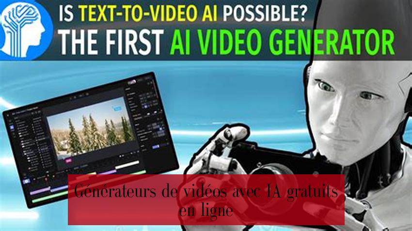 Générateurs de vidéos avec IA gratuits en ligne