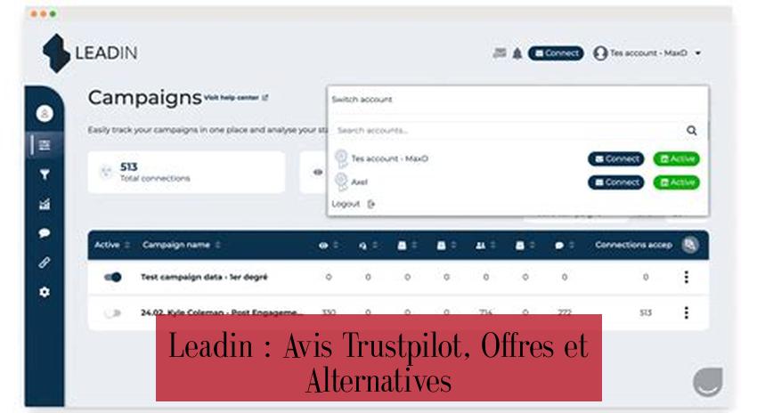 Leadin : Avis Trustpilot, Offres et Alternatives