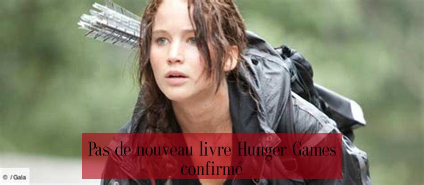 Pas de nouveau livre Hunger Games confirmé