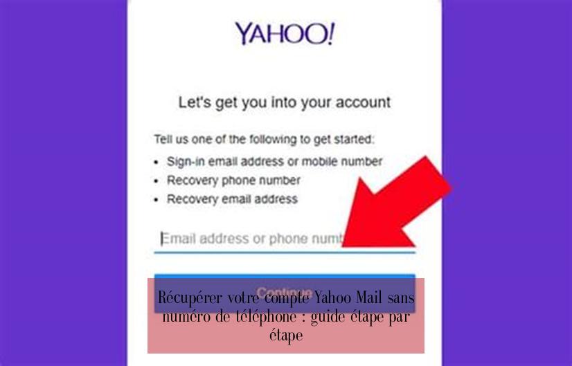 Récupérer votre compte Yahoo Mail sans numéro de téléphone : guide étape par étape