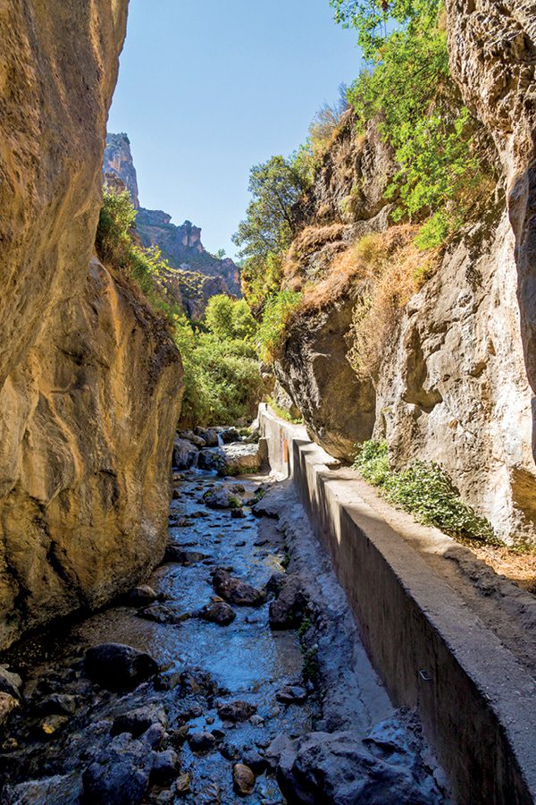 Gorges Los Cahorros, parc national de la Sierra Nevada.

© Dreamstime.com/Rui Vale De Sousa