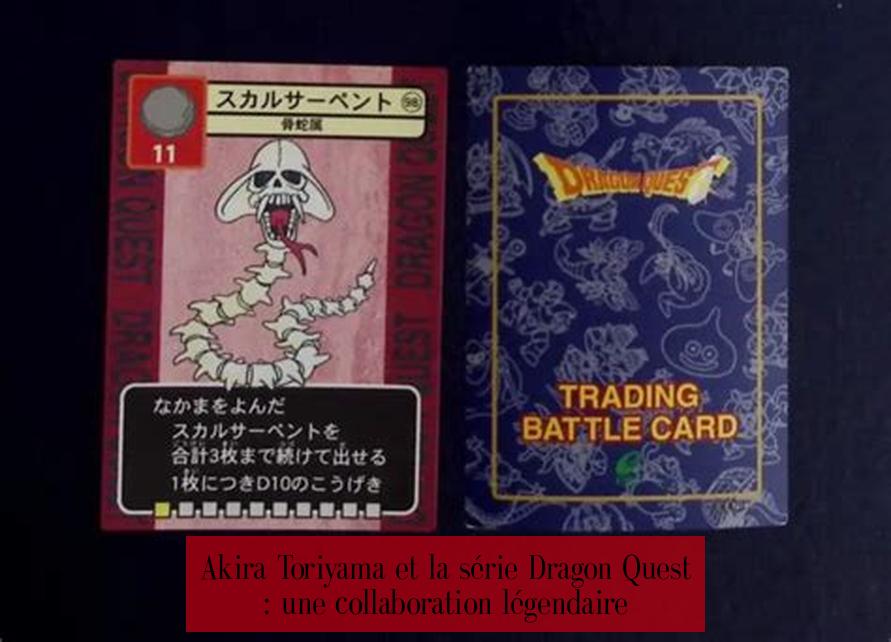 Akira Toriyama et la série Dragon Quest : une collaboration légendaire