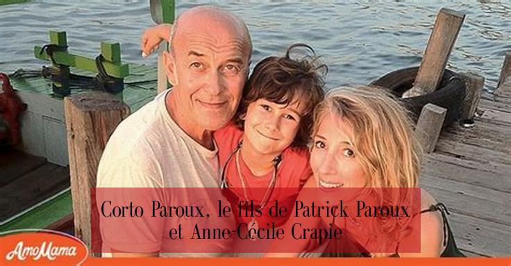 Corto Paroux, le fils de Patrick Paroux et Anne-Cécile Crapie
