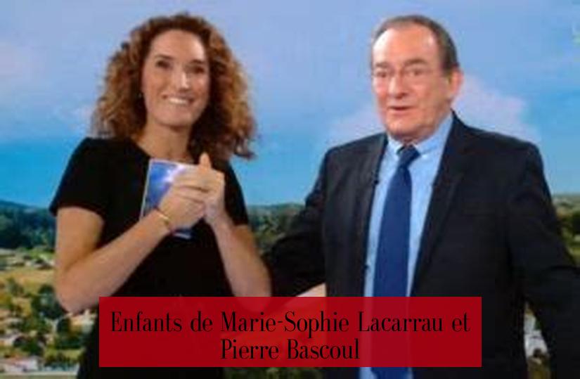 Enfants de Marie-Sophie Lacarrau et Pierre Bascoul
