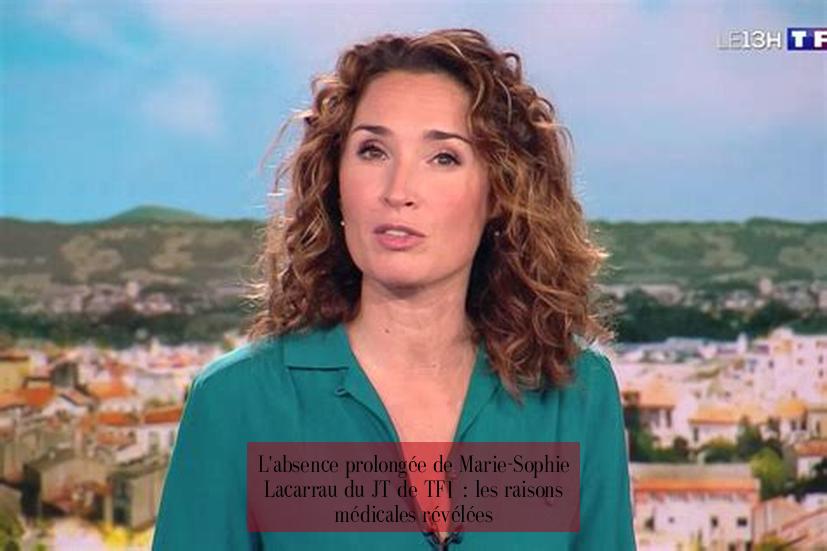L'absence prolongée de Marie-Sophie Lacarrau du JT de TF1 : les raisons médicales révélées