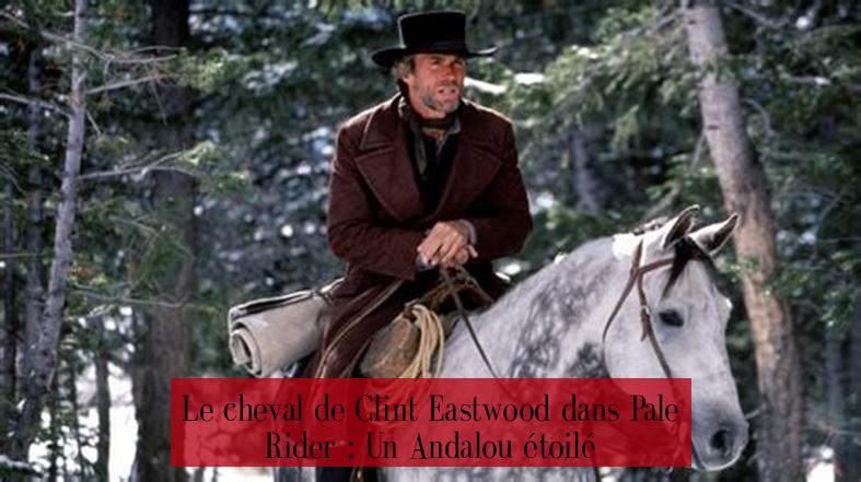 Le cheval de Clint Eastwood dans Pale Rider : Un Andalou étoilé