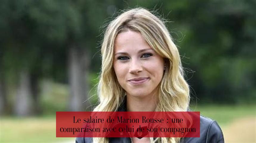 Le salaire de Marion Rousse : une comparaison avec celui de son compagnon