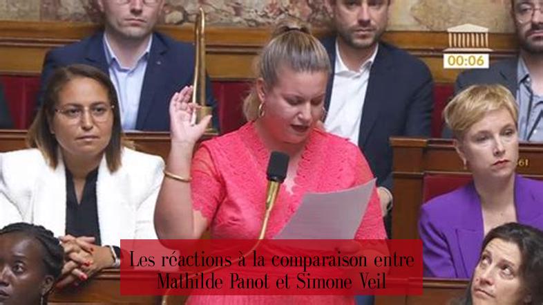Les réactions à la comparaison entre Mathilde Panot et Simone Veil