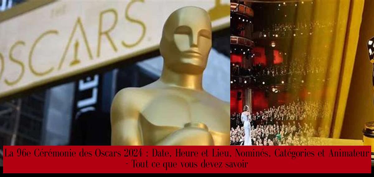 La 96e Cérémonie des Oscars 2024 : Date, Heure et Lieu, Nominés