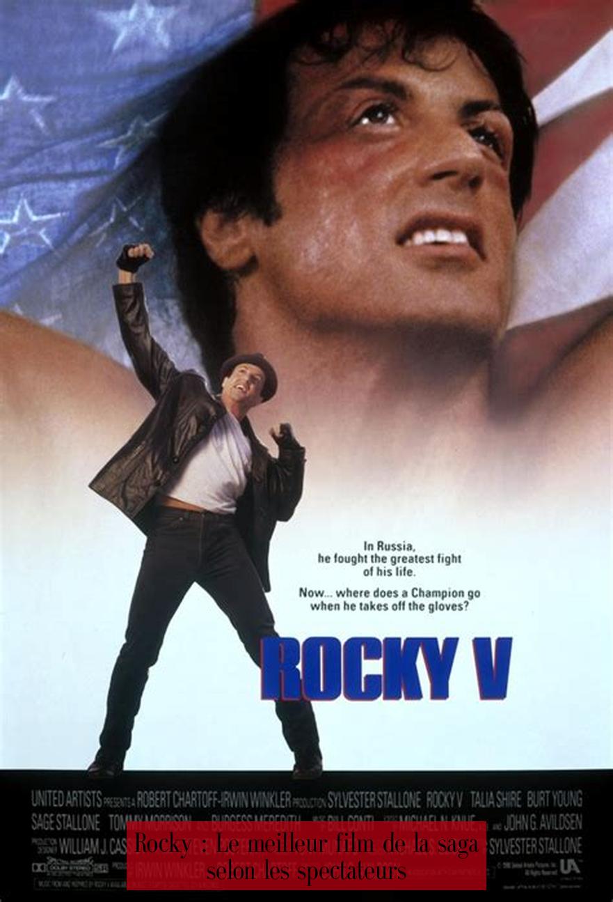 Rocky : Le meilleur film de la saga selon les spectateurs