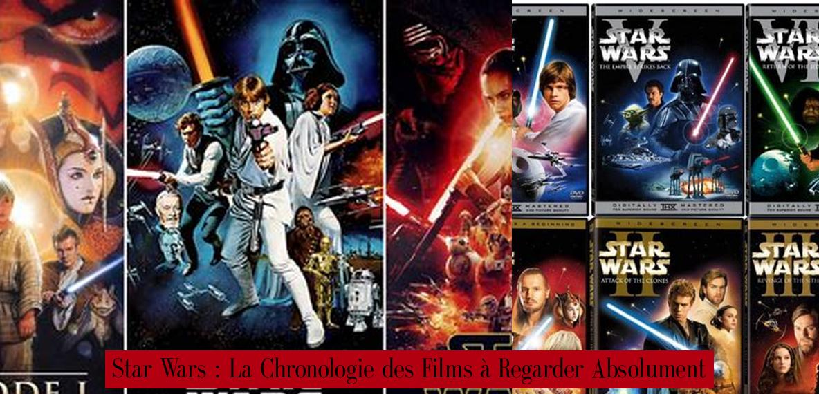 Star Wars La Chronologie des Films à Regarder Absolument Palmarès Magazine L