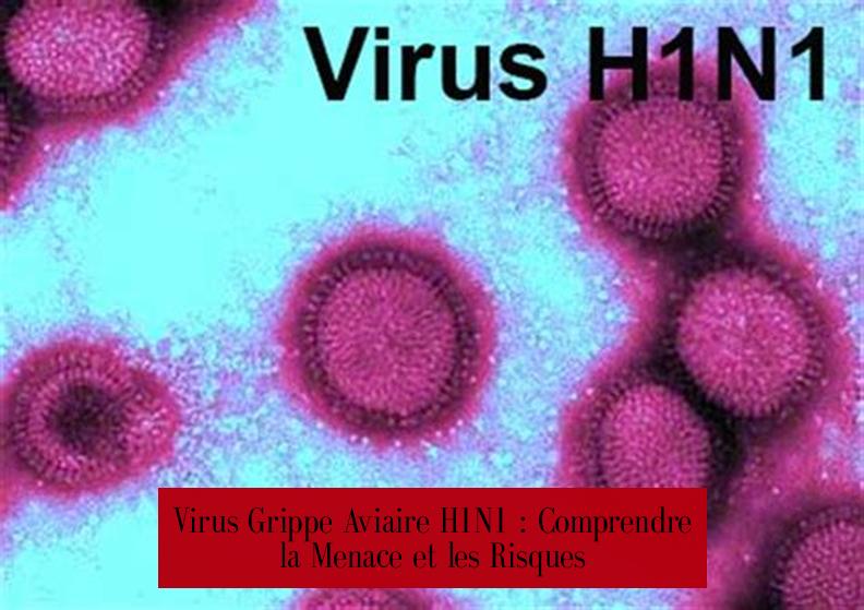 Virus Grippe Aviaire H1N1 : Comprendre la Menace et les Risques