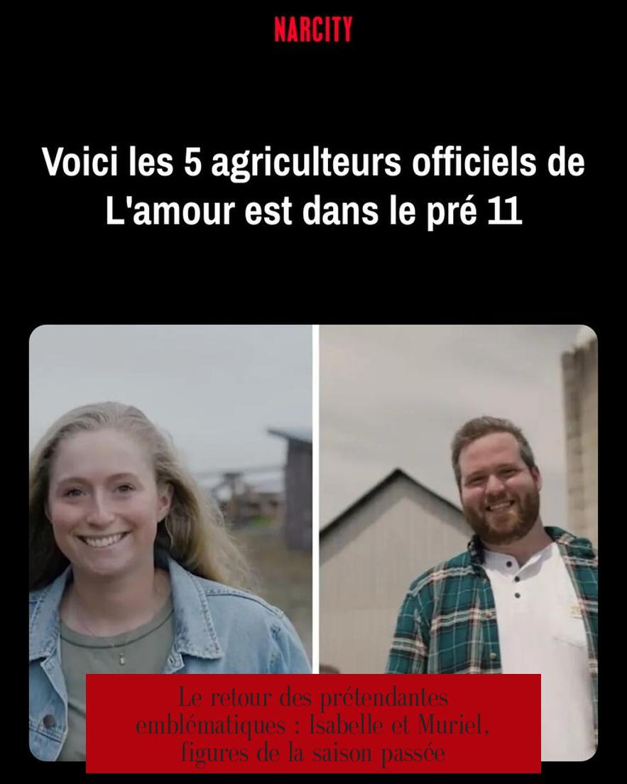 Le retour des prétendantes emblématiques : Isabelle et Muriel, figures de la saison passée