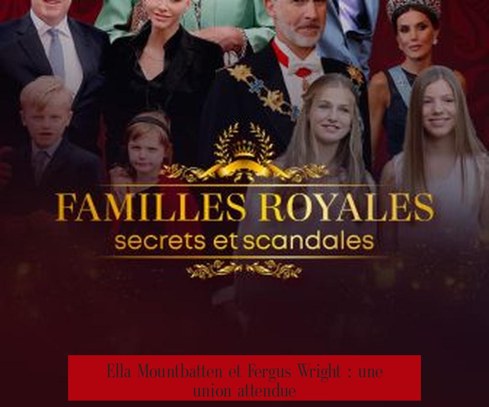Ella Mountbatten et Fergus Wright : une union attendue