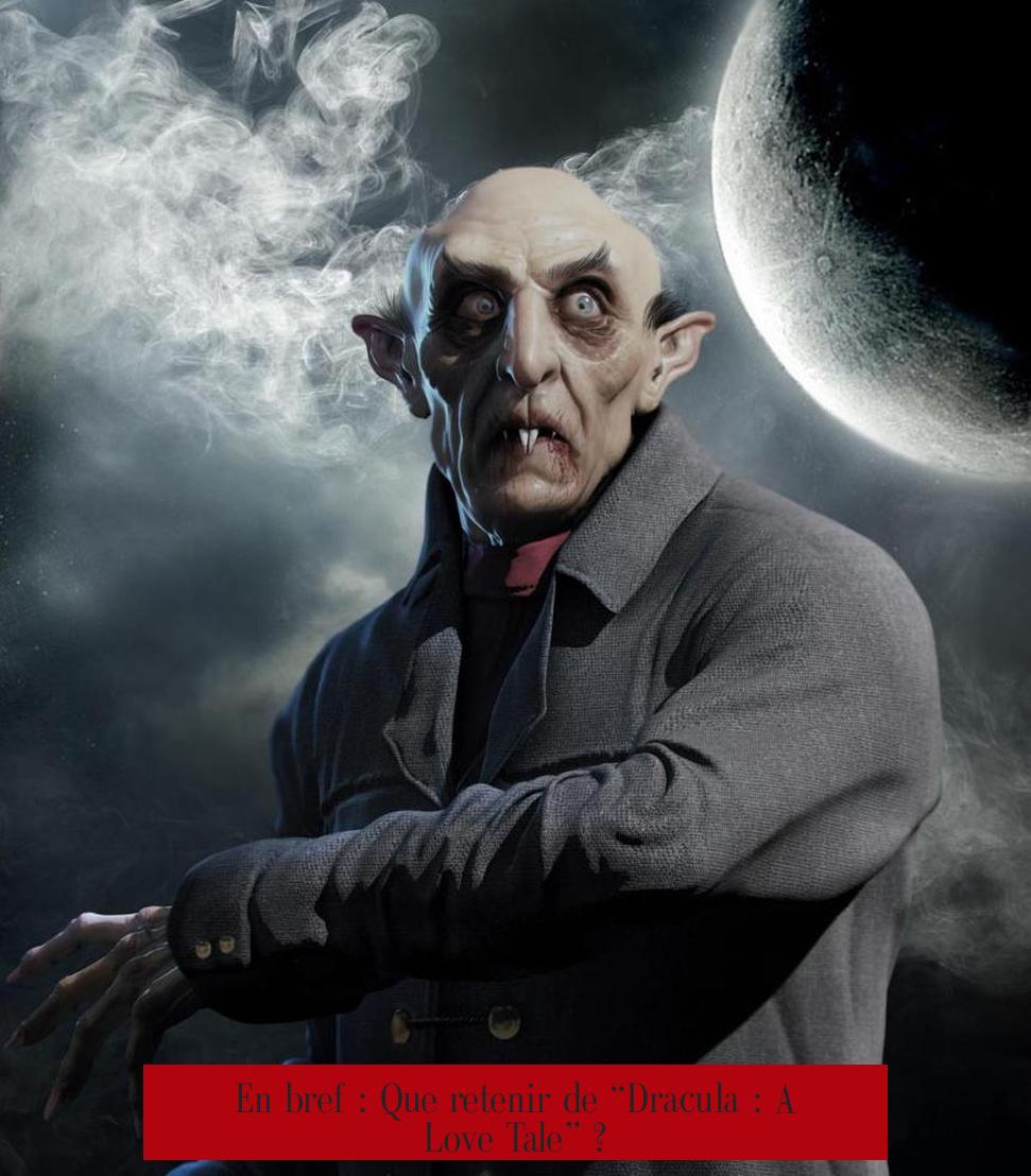 En bref : Que retenir de “Dracula : A Love Tale” ?
