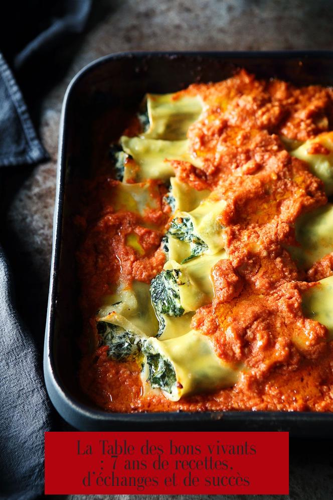La Table des bons vivants : 7 ans de recettes, d’échanges et de succès