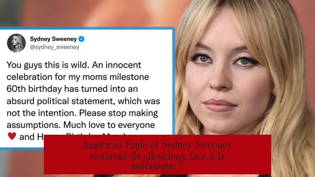 American Eagle et Sydney Sweeney resteront-ils silencieux face à la polémique ?