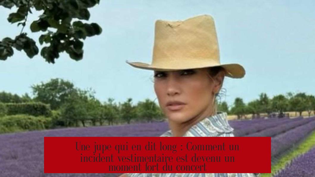 Une jupe qui en dit long : Comment un incident vestimentaire est devenu un moment fort du concert