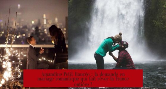 Amandine Petit fiancée : la demande en mariage romantique qui fait rêver la France entière !