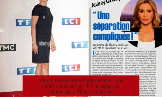Audrey Crespo-Mara bouleversante : son retour émouvant sur TF1 marqué par l’hommage à Thierry Ardisson