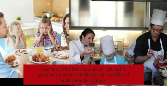 Concours d'Ici tout commence : Quand la pression en cuisine déclenche des conflits et bouleverse les équipes