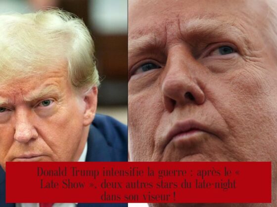 Donald Trump intensifie la guerre : après le « Late Show », deux autres stars du late-night dans son viseur !