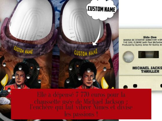 Elle a dépensé 7 770 euros pour la chaussette usée de Michael Jackson : l'enchère qui fait vibrer Nîmes et divise les passions !