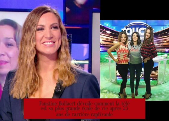 Faustine Bollaert dévoile comment la télé est sa plus grande école de vie après 25 ans de carrière captivante