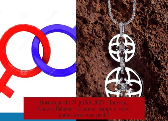 Horoscope du 31 juillet 2025 : Taureau, Cancer, Balance – L’amour frappe à votre porte, êtes-vous prêt ?