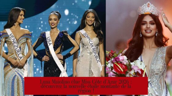 Luna Maiolino élue Miss Côte d’Azur 2026 : découvrez la nouvelle étoile montante de la région !