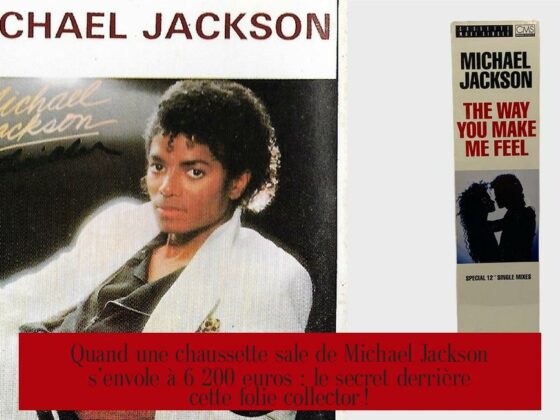 Quand une chaussette sale de Michael Jackson s’envole à 6 200 euros : le secret derrière cette folie collector !